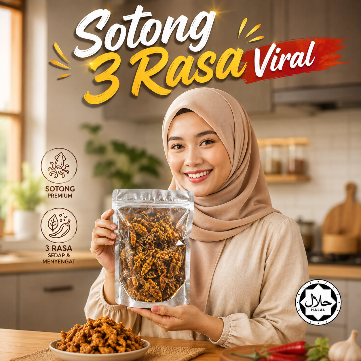 Sotong 3 Rasa Viral
