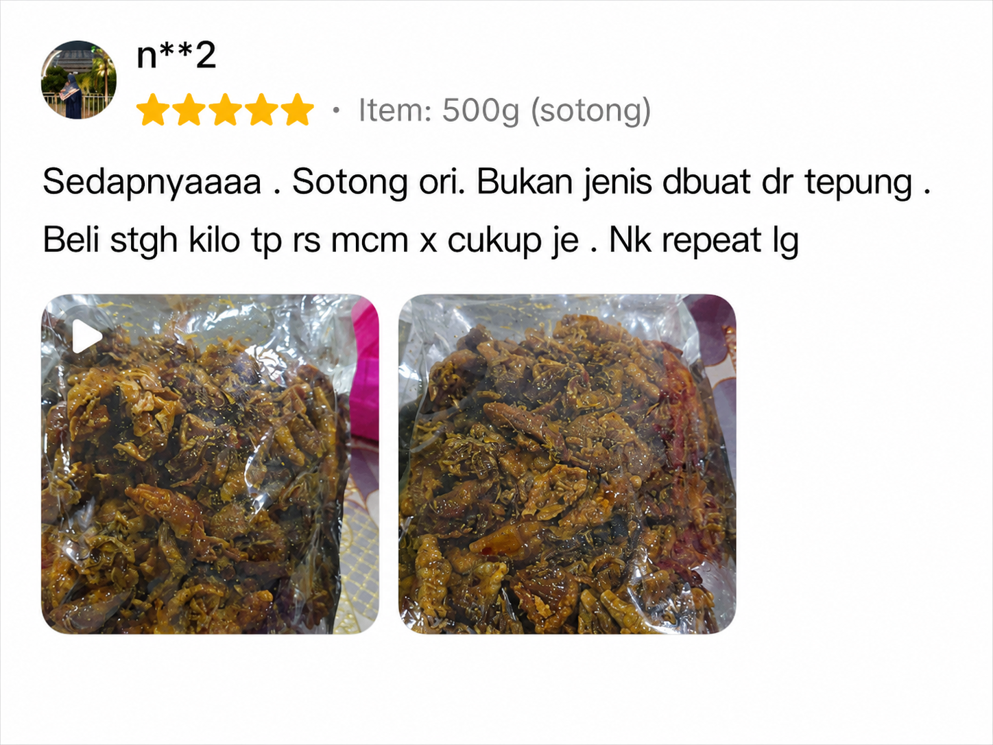 Ulasan pelanggan 3