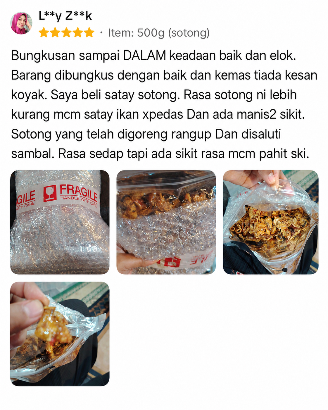 Ulasan pelanggan 1